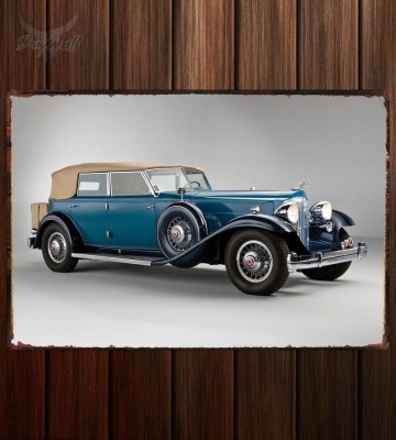 Металлическая табличка Packard Twelve Individual Custom Convertible Sedan by Dietrich (906)